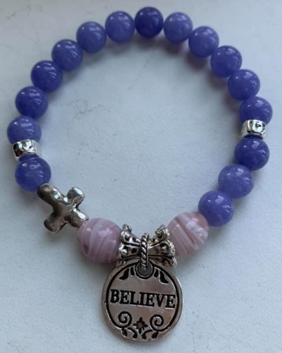 Believe in Purple Agate